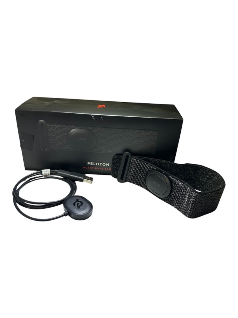 Peloton Heart Rate Band Monitor | Bluetooth | USB Charging Cable | Original Box
